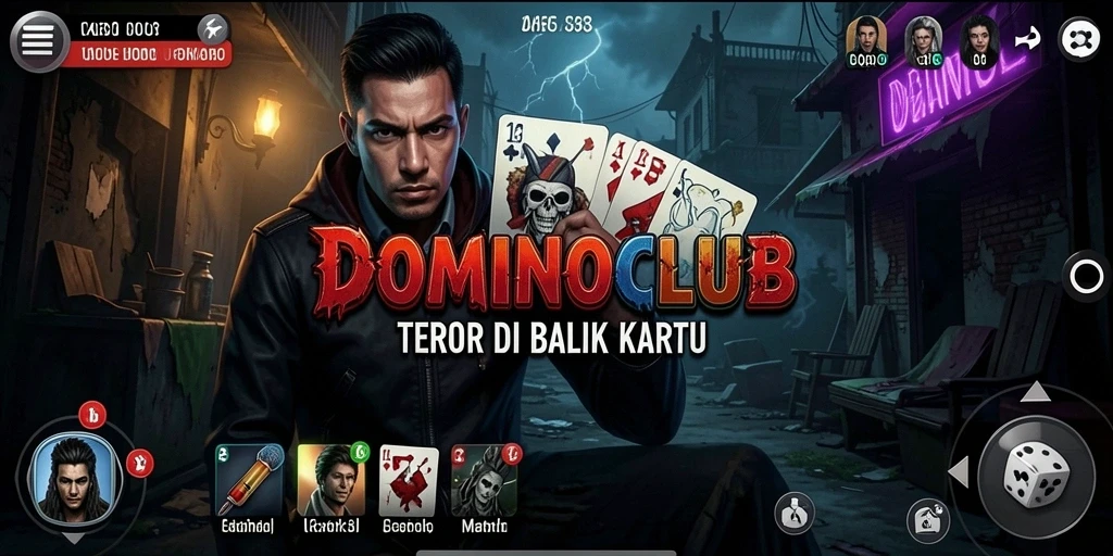 Tampilan gameplay menegangkan penuh kejutan di DOMINOCLUB.