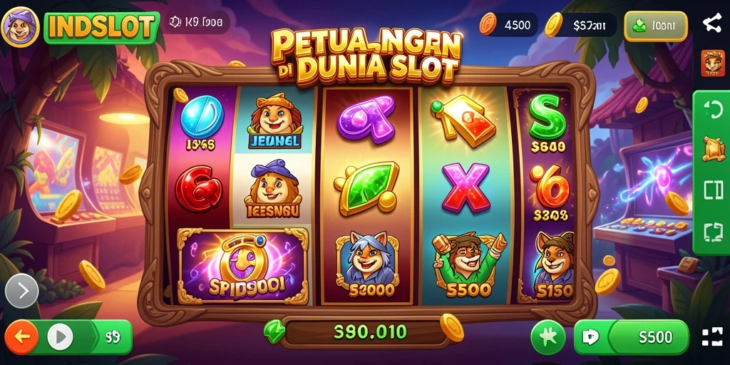 Tampilan menarik dari gameplay petualangan INDSLOT yang seru.