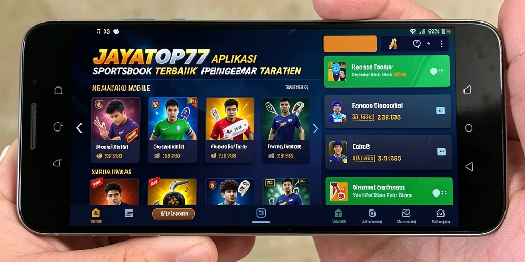 Tampilan utama JAYATOP77 dengan berbagai pilihan taruhan olahraga menarik.
