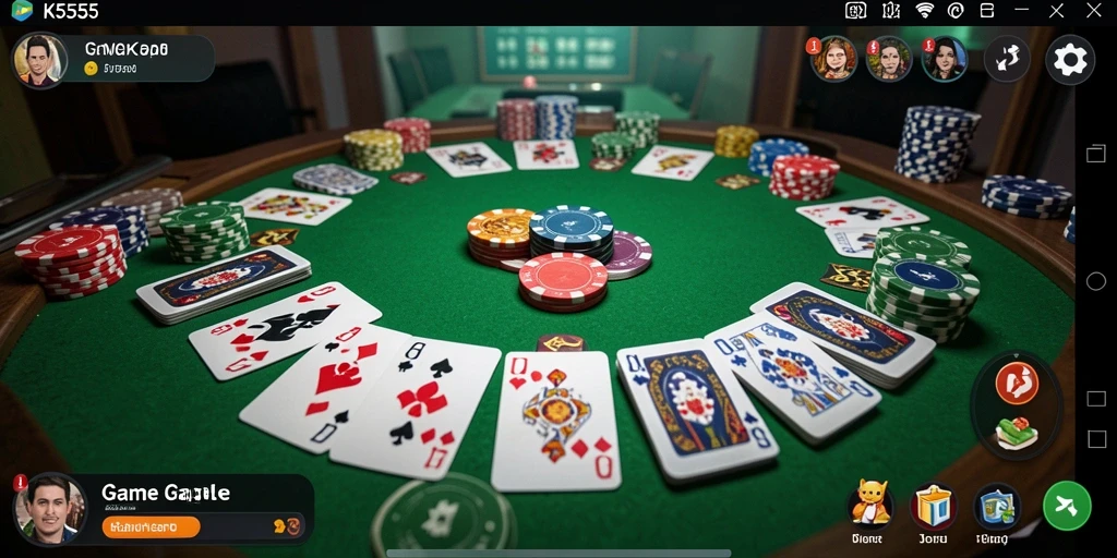 Tampilan gameplay Gaple yang seru dan interaktif.