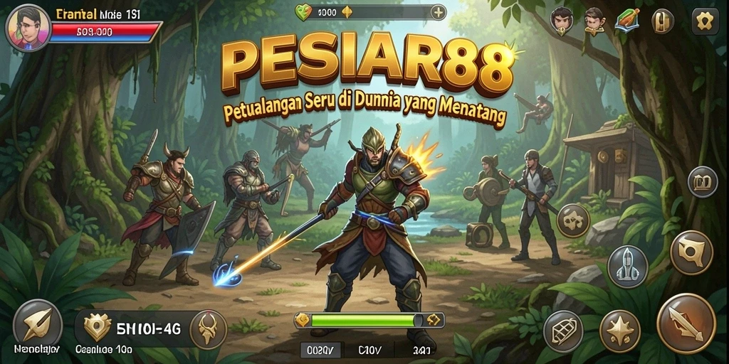 Tangkapan layar PESIAR88 menampilkan aksi seru dalam petualangan yang mendebarkan.