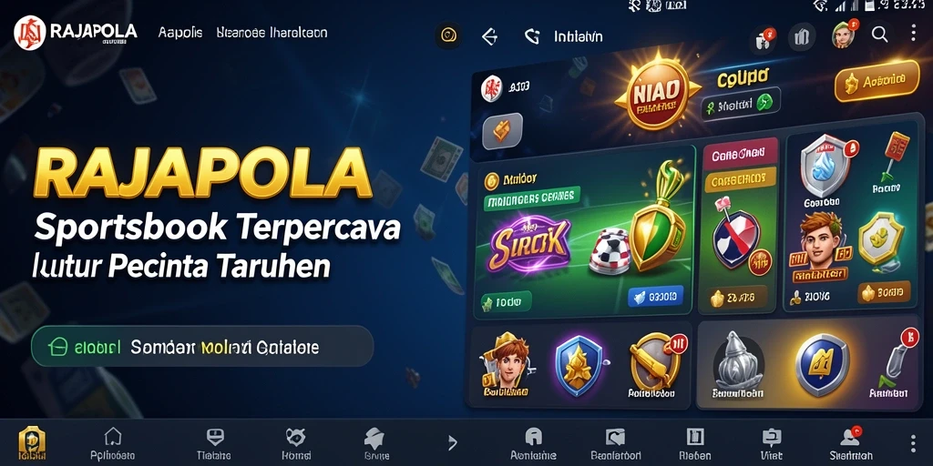 Screenshot utama RAJAPOLA menampilkan interface taruhan olahraga yang menarik.