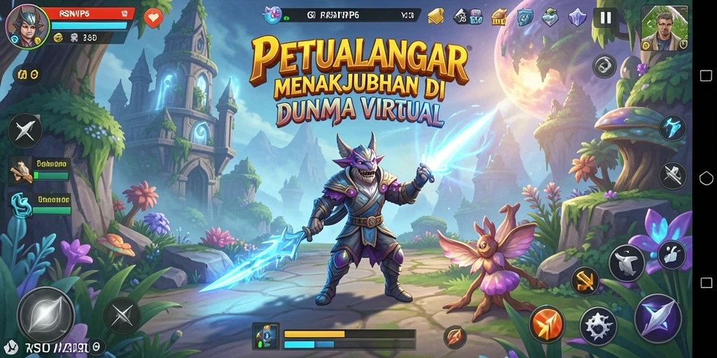 Tangkapan layar gameplay RSNVIP6 dengan aksi petualangan yang seru.