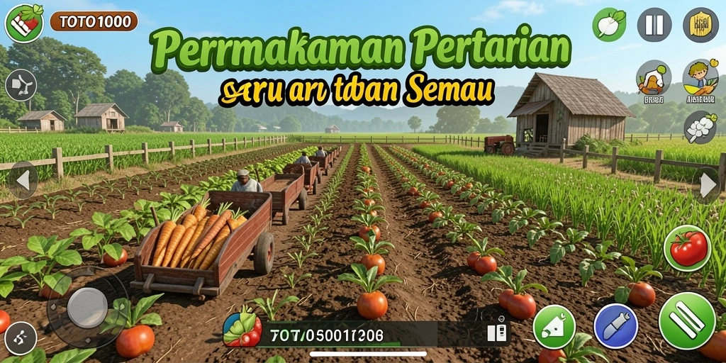Tampilan gameplay TOTO1000 yang menawan dan interaktif.