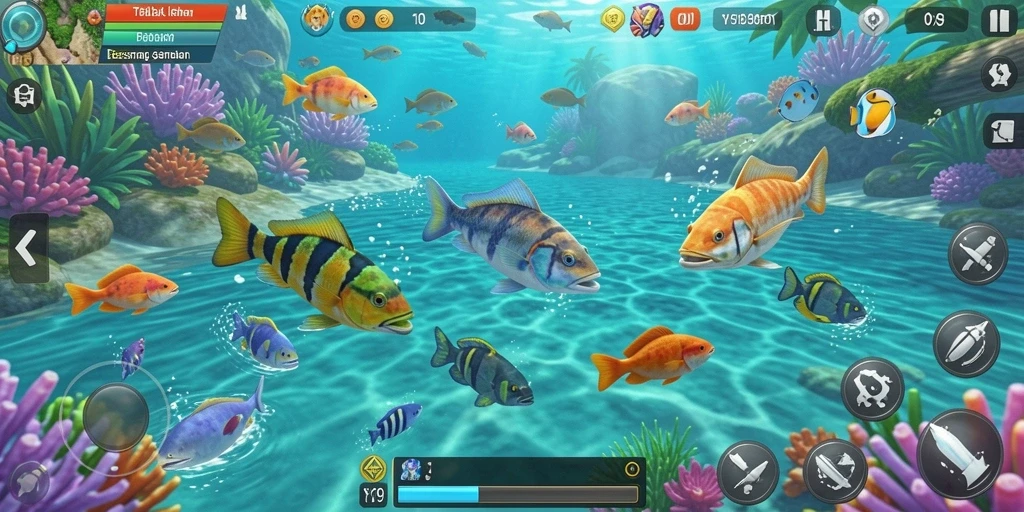 Gameplay seru Y89 yang menampilkan aksi Tembak Ikan.